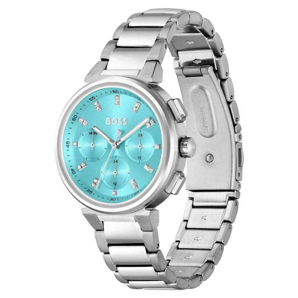 NEW HUGO BOSS women's stainless steel watch in silver - Picture 2 of 3